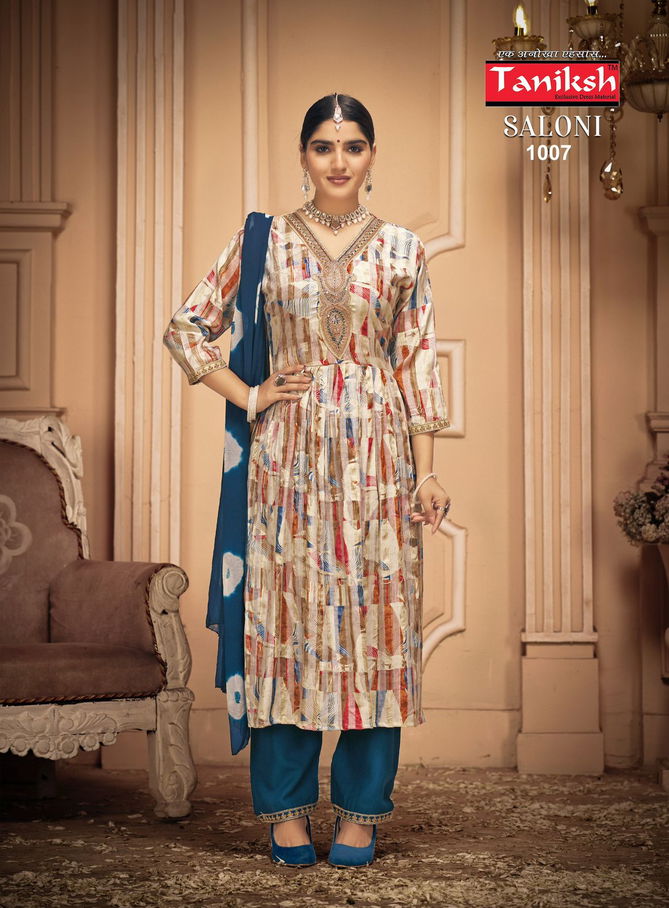 Saloni Vol 1 By Tanishk Designer Kurti With Bottom Dupatta Exporters in India
